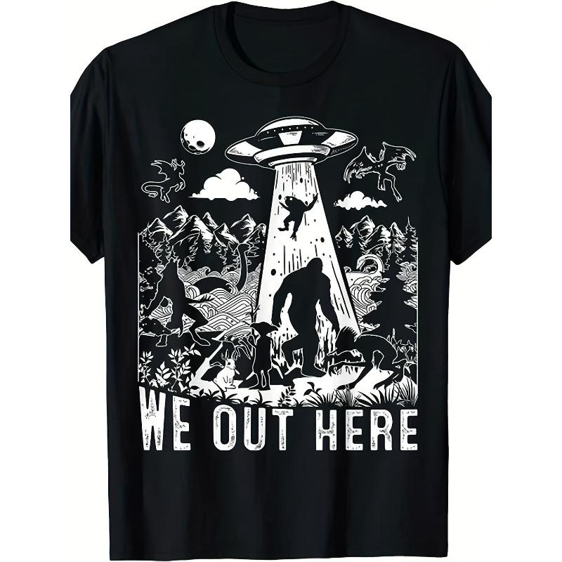 European sizes Men s Retro Cryptid T-Shirt - Sasquatch & Local Mythical Creatures Graphic Tee 4XL чорний
European sizes Men s Retro Cryptid T-Shirt - Sasquatch & Local Mythical Creatures Graphic Tee 4XL чорний