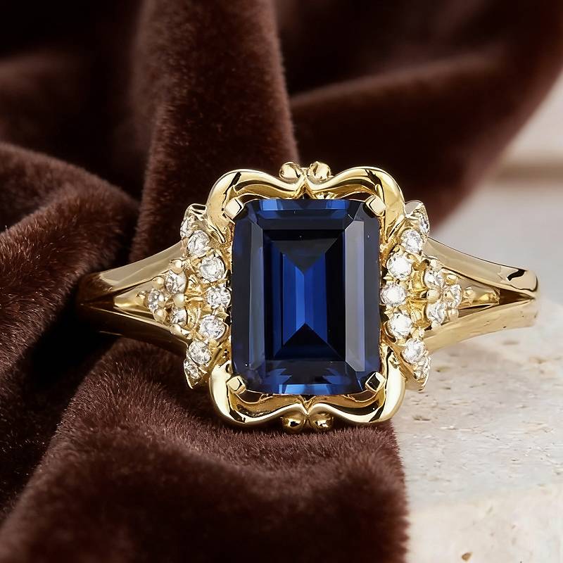 Huitan Elegant Women Gold Color Ring Inlaid Bright Blue CZ Luxury Party Lady Accessories Fashion Wedding Engagement Chic Zircon 10
Huitan Elegant Women Gold Color Ring Inlaid Bright Blue CZ Luxury Party Lady Accessories Fashion Wedding Engagement Chic Zircon 10