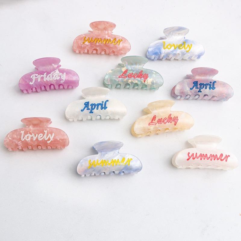 Dopamine Color Hair Claw Clips Large Strong Grip Hair Clips for Women Vibrant Rainbow Hair Accessories Everyday Hairstyles
Dopamine Color Hair Claw Clips Large Strong Grip Hair Clips for Women Vibrant Rainbow Hair Accessories Everyday Hairstyles