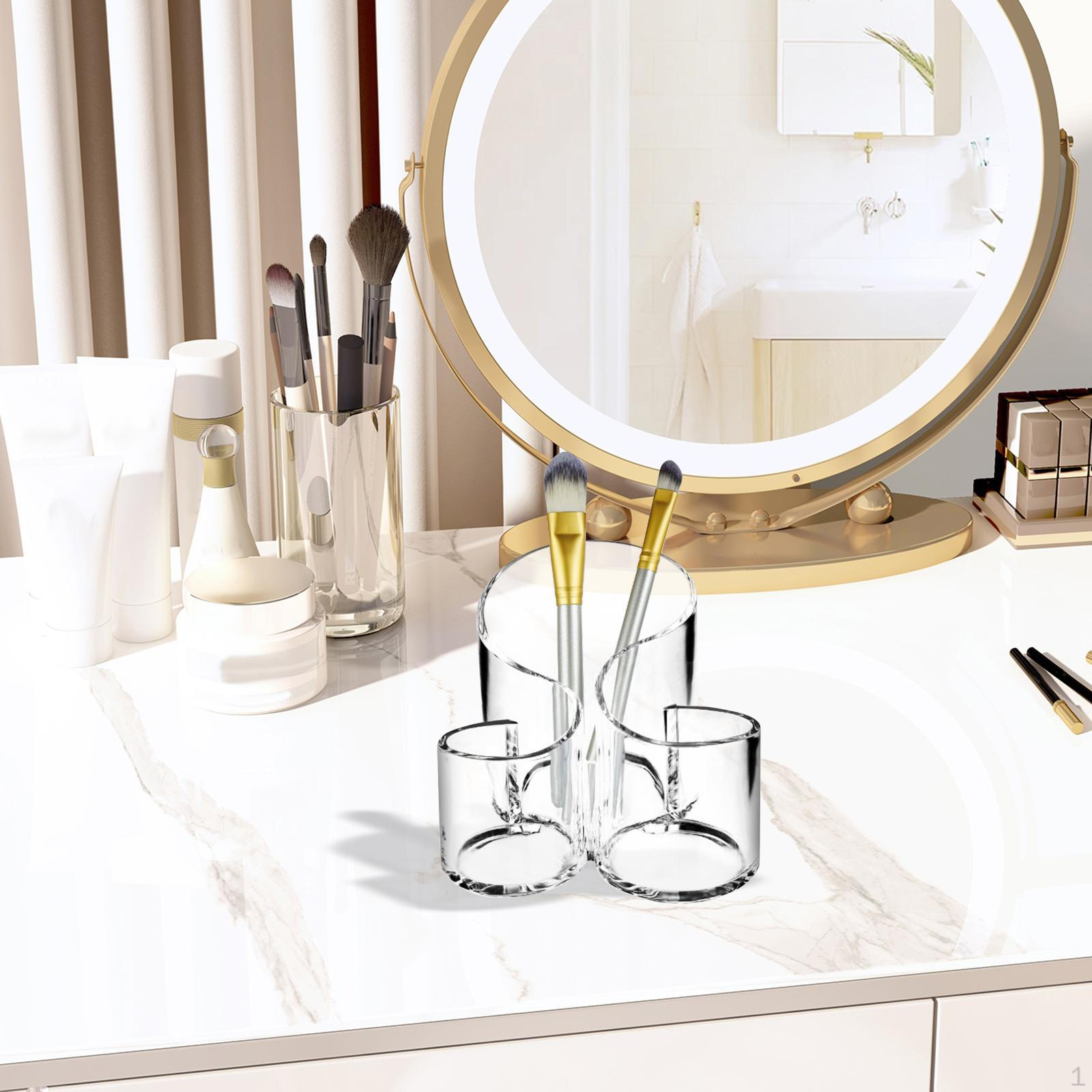 Acrylic Makeup Brush Holder Organizer, Bathroom Vanity Storage Solution, Cosmetics Brushes Style A
Acrylic Makeup Brush Holder Organizer, Bathroom Vanity Storage Solution, Cosmetics Brushes Style A