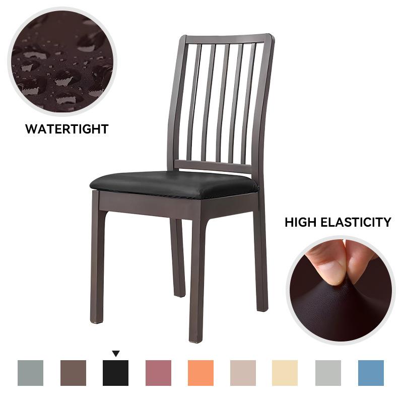 PU Chair Cover Waterproof and Dustproof Chair Cover Solid Color Elastic Seat Cover Four Seasons Universal Seat Cushion Cover 45-53cm
PU Chair Cover Waterproof and Dustproof Chair Cover Solid Color Elastic Seat Cover Four Seasons Universal Seat Cushion Cover 45-53cm