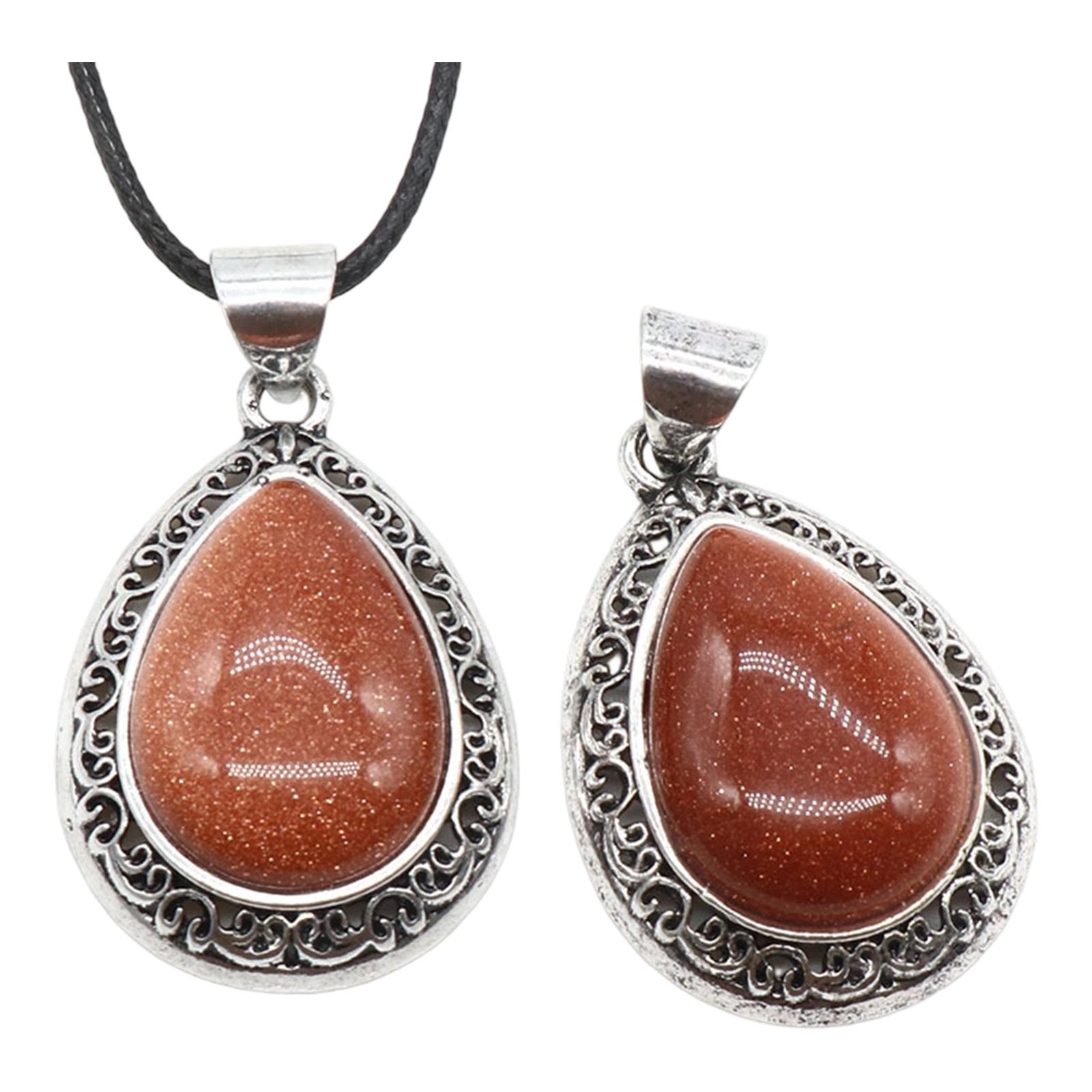 Natural Crystal Agate Semi-Precious Stone Teardrop Pendant Gemstone Inlaid Alloy Abalone Shell Necklace for Jewelry Making and Crafting One Size
Natural Crystal Agate Semi-Precious Stone Teardrop Pendant Gemstone Inlaid Alloy Abalone Shell Necklace for Jewelry Making and Crafting One Size