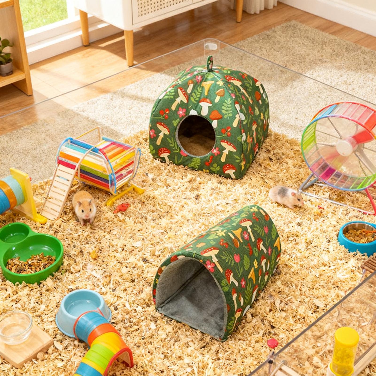 Hamster Warm Bed 2 Pieces Soft Warm Comfortable Cage Supplies Hedgehog Pet Cave Habitat House For Bunnies Ferrets Chinchillas China Mainland
Hamster Warm Bed 2 Pieces Soft Warm Comfortable Cage Supplies Hedgehog Pet Cave Habitat House For Bunnies Ferrets Chinchillas China Mainland