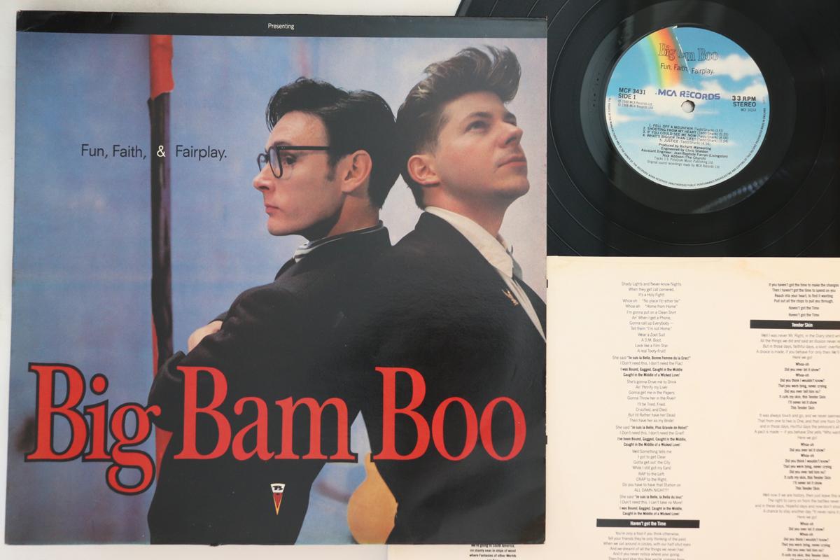 LP Record BIG BAM BOO - Fun, Faith, & Fairplay MCF3431 MCA Records 1989 UK Japanese Pop/Rock Used
LP Record BIG BAM BOO - Fun, Faith, & Fairplay MCF3431 MCA Records 1989 UK Japanese Pop/Rock Used