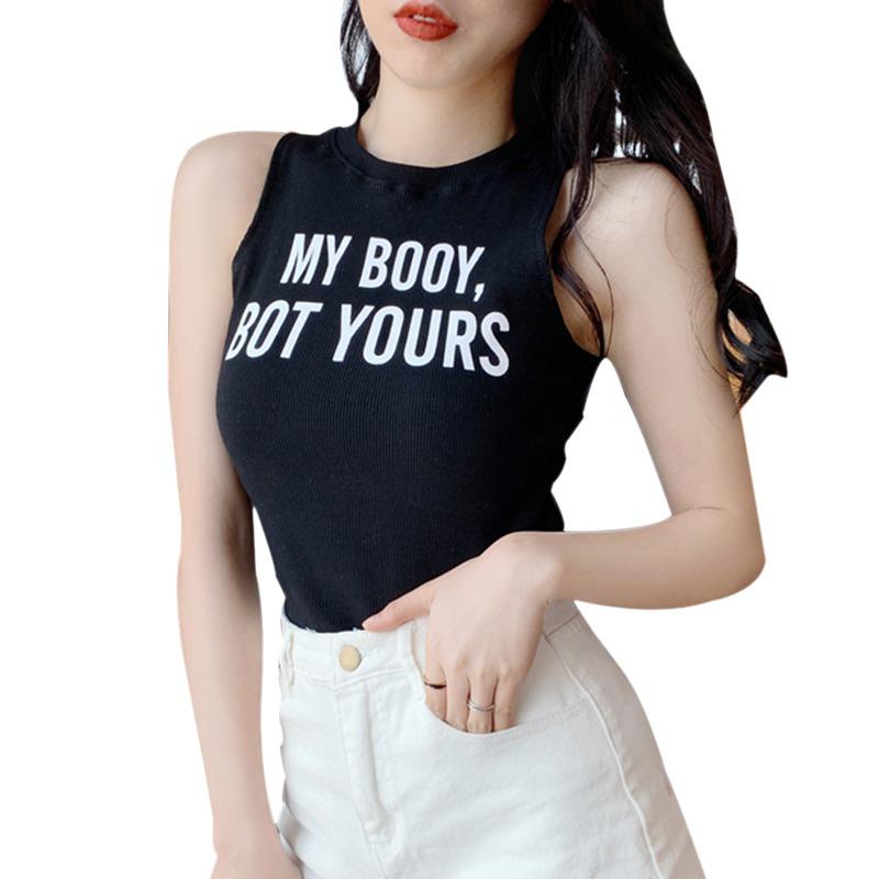 Женский пуловер с буквенным принтом, вязаный укороченный топ без рукавов с круглым вырезом One Size
Женский пуловер с буквенным принтом, вязаный укороченный топ без рукавов с круглым вырезом One Size