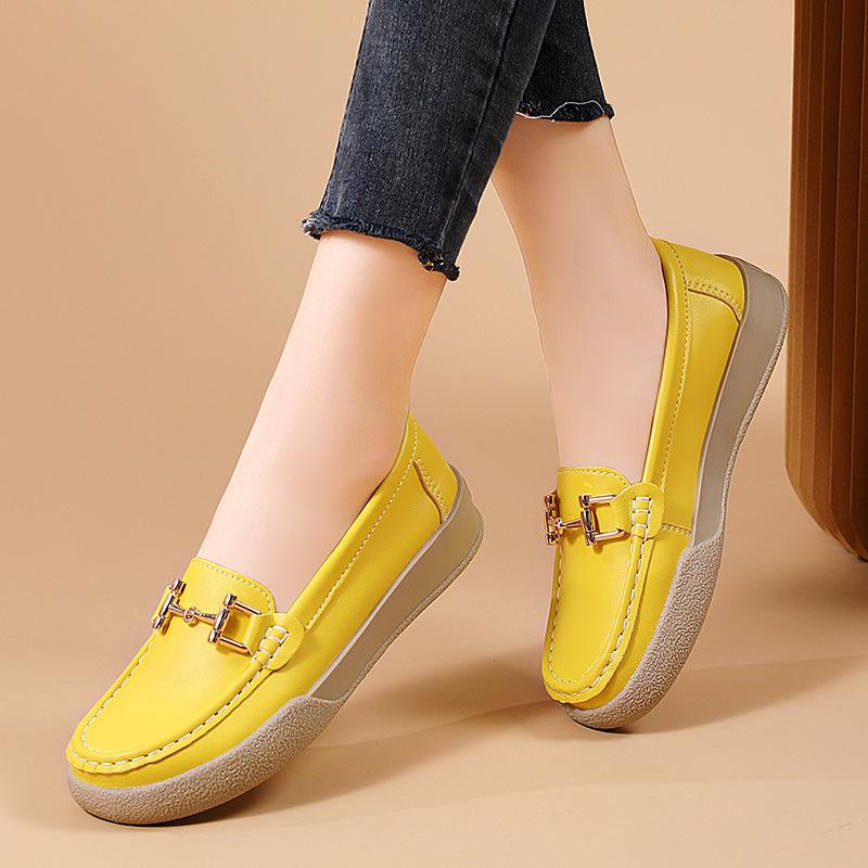 Autumn versatile shallow mouth flat bottom Doudou shoes women s metal buckle soft leather retro women s single shoes leather shoes 41 білий
Autumn versatile shallow mouth flat bottom Doudou shoes women s metal buckle soft leather retro women s single shoes leather shoes 41 білий