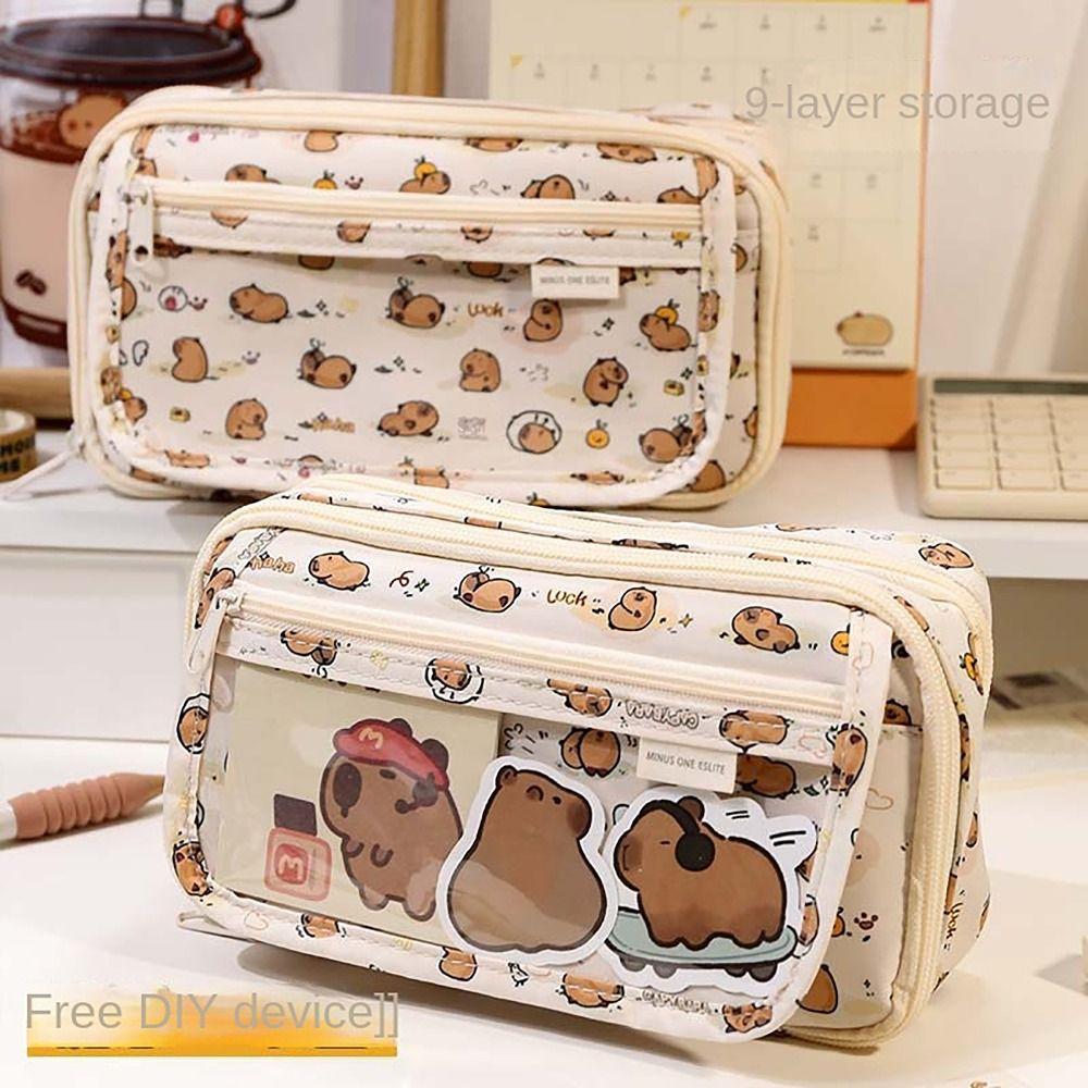 Transparent Flip Cover Pen Bag 9 Layers Stationery Storage Pouch Creative Pencil Case Student Gift
Transparent Flip Cover Pen Bag 9 Layers Stationery Storage Pouch Creative Pencil Case Student Gift