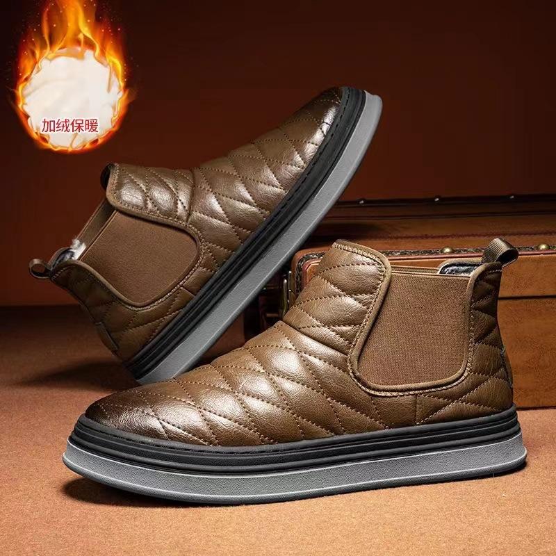 Мужские бархатные утепленные теплые хлопковые туфли модные универсальные высокие нескользящие шерстяные ботинки для снега мужские 44
Мужские бархатные утепленные теплые хлопковые туфли модные универсальные высокие нескользящие шерстяные ботинки для снега мужские 44