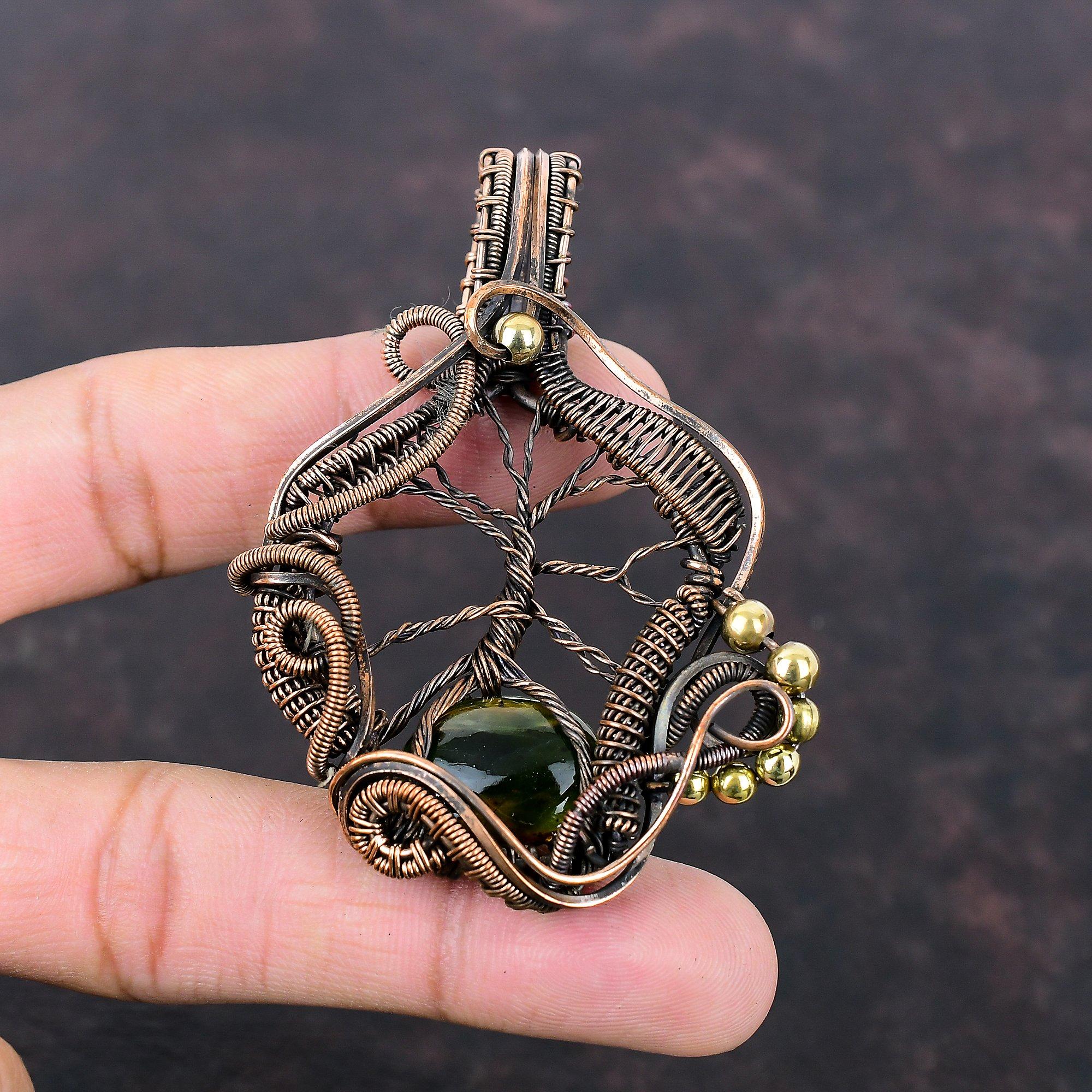 Tree Of Life Australian Chrome Chalcedony Pendant Copper Wire Wrapped Pendant Handmade Pendant Copper Wire Jewelry Gemstone Pendant For Gift
Tree Of Life Australian Chrome Chalcedony Pendant Copper Wire Wrapped Pendant Handmade Pendant Copper Wire Jewelry Gemstone Pendant For Gift
