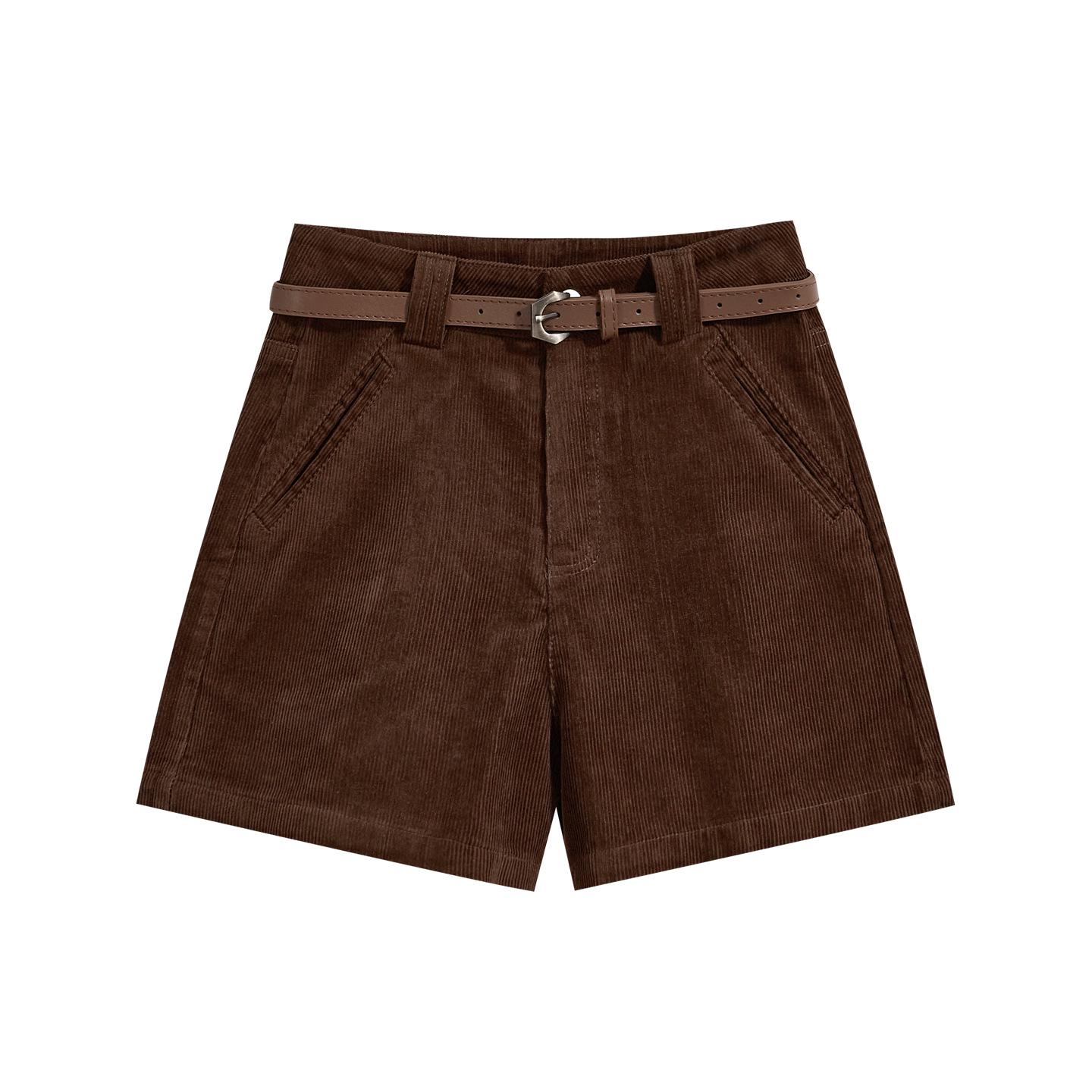 Retro Corduroy Coffee Casual Shorts: Plus Size High Waist Slimming Wide Leg Bootcut for Women XS
Retro Corduroy Coffee Casual Shorts: Plus Size High Waist Slimming Wide Leg Bootcut for Women XS