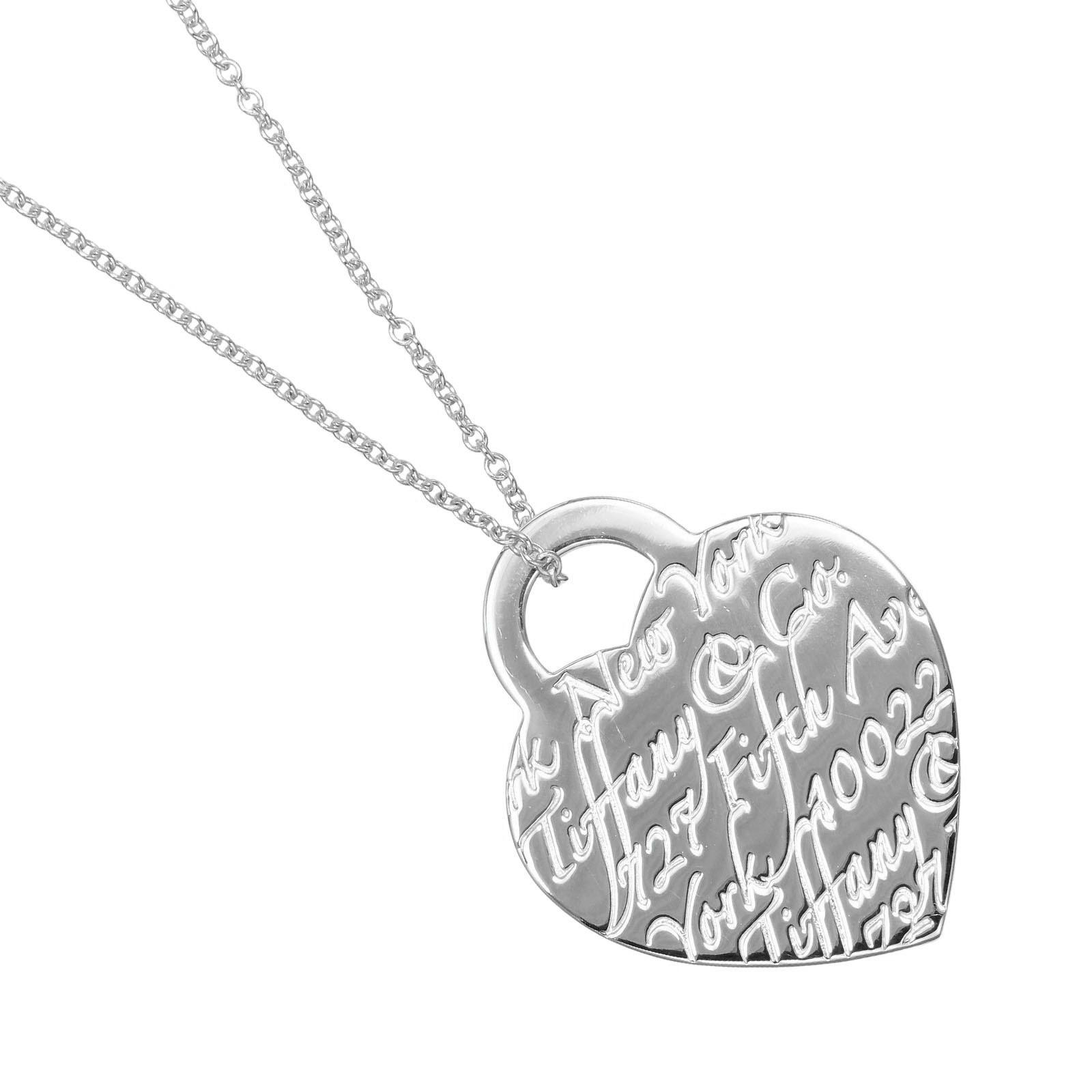 TIFFANY&Co. Notes heart tag Necklace Silver925 6.91g Women Used
TIFFANY&Co. Notes heart tag Necklace Silver925 6.91g Women Used