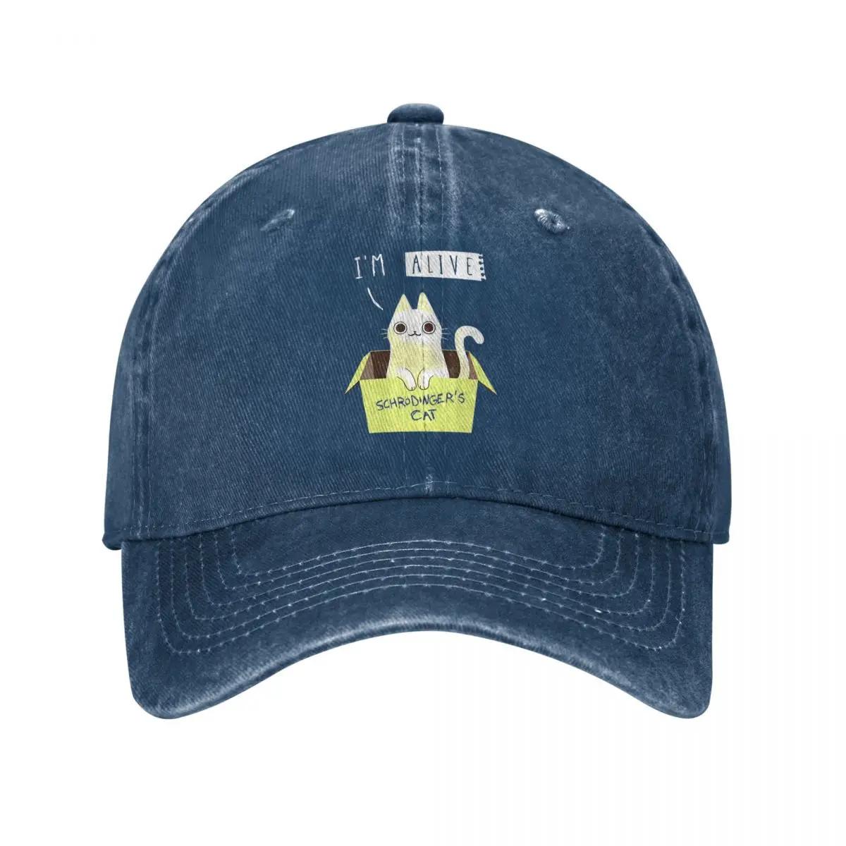 Schrodinger Cat Alive Unisex Baseball Caps Hip Hop Animal Distressed Washed Caps Hat Vintage Outdoor Workouts Adjustable Sun Cap One Size
Schrodinger Cat Alive Unisex Baseball Caps Hip Hop Animal Distressed Washed Caps Hat Vintage Outdoor Workouts Adjustable Sun Cap One Size