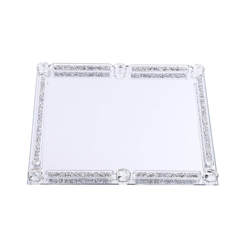 Elegant Mirror Finish Vanities Tray Spacious Cosmetic Organizers Crystal Glass Surfaces Easy Cleaning Bathroom Countertop Decors 1
Elegant Mirror Finish Vanities Tray Spacious Cosmetic Organizers Crystal Glass Surfaces Easy Cleaning Bathroom Countertop Decors 1