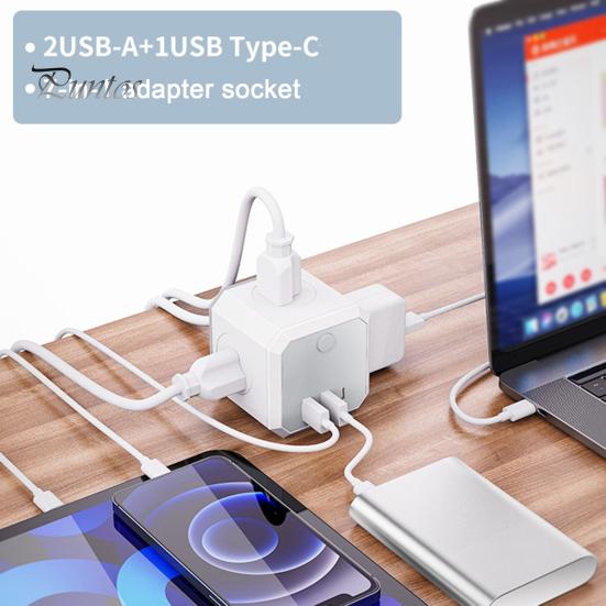 Подовжувач живлення Cube з USB-портами Вихідна потужність 4000 Вт Захист від перенапруги Вогнестійкий адаптер розетки Настільна зарядна станція EU
Подовжувач живлення Cube з USB-портами Вихідна потужність 4000 Вт Захист від перенапруги Вогнестійкий адаптер розетки Настільна зарядна станція EU