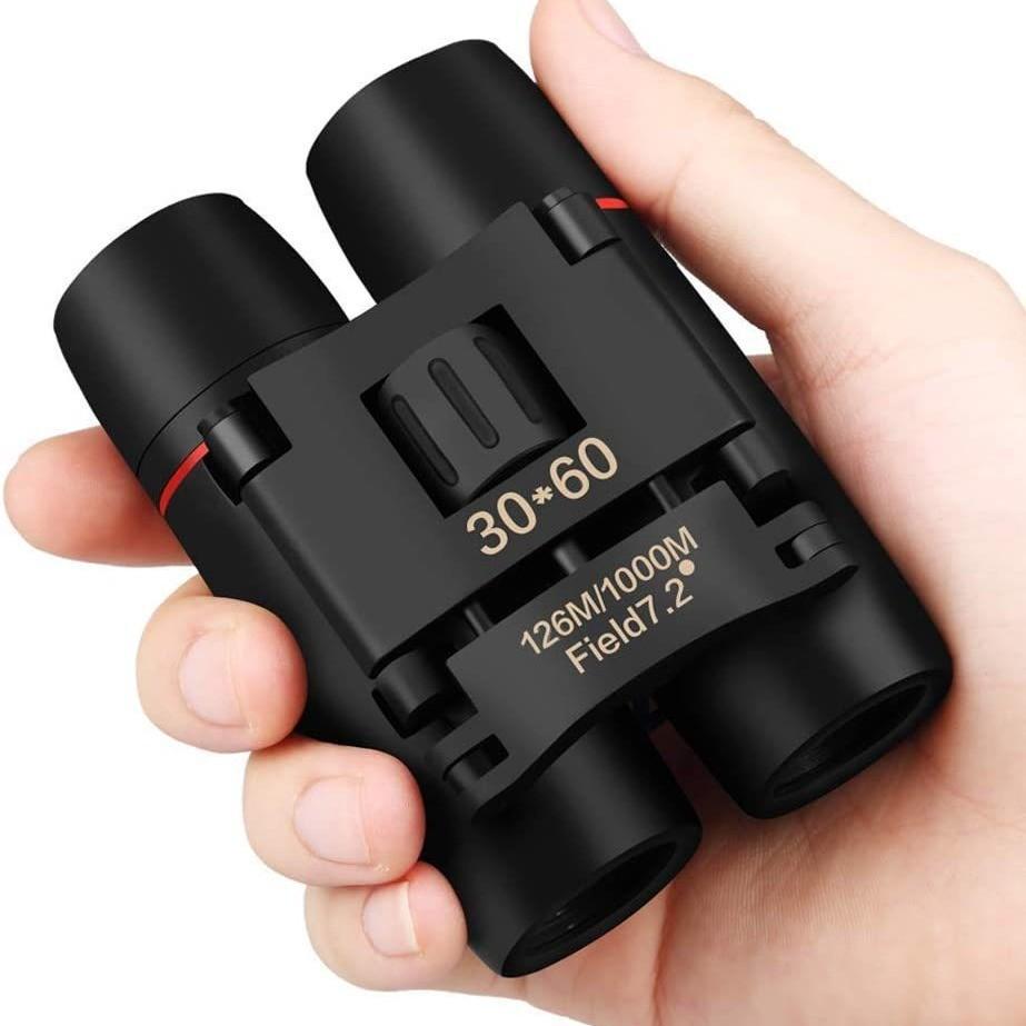 Portable Mini Binoculars, 30x60 Zoom Wide View Angle Folding Binoculars Telescope with Low Light Night Vision for Camping Hiking чорний
Portable Mini Binoculars, 30x60 Zoom Wide View Angle Folding Binoculars Telescope with Low Light Night Vision for Camping Hiking чорний