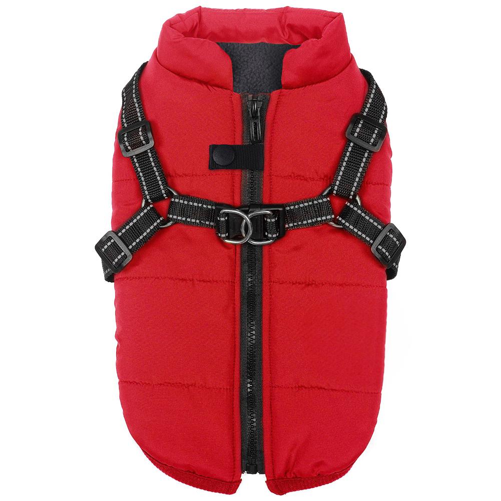 Winter Dog Clothes For Small Large Dogs Warm Big Dog Jacket Waterproof Pet Dog Coat With Harness Chihuahua Bulldog Puppy Costume XS(old) червоний
Winter Dog Clothes For Small Large Dogs Warm Big Dog Jacket Waterproof Pet Dog Coat With Harness Chihuahua Bulldog Puppy Costume XS(old) червоний