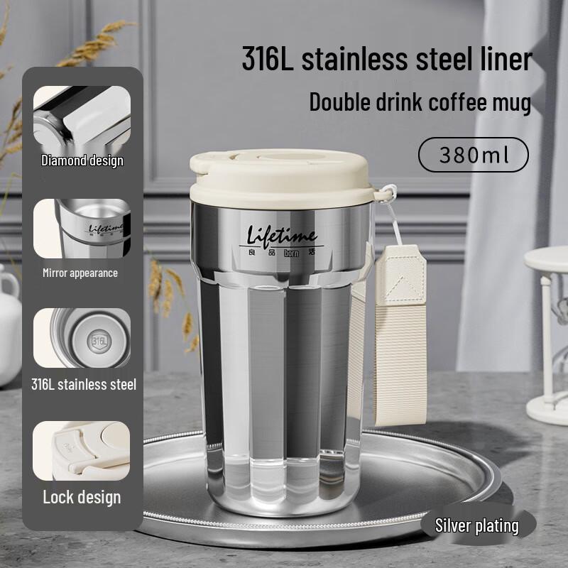 316L Stainless Steel Insulated Coffee Travel Mug
316L Stainless Steel Insulated Coffee Travel Mug
