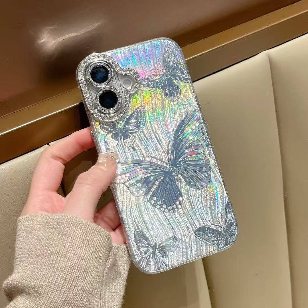 Подходит для Apple 16proMax Лазерный чехол для телефона с любовью iPhone 15 Рябь бабочки 14 Чехол для защиты с передовым ощущением iPhone13proMax
Подходит для Apple 16proMax Лазерный чехол для телефона с любовью iPhone 15 Рябь бабочки 14 Чехол для защиты с передовым ощущением iPhone13proMax