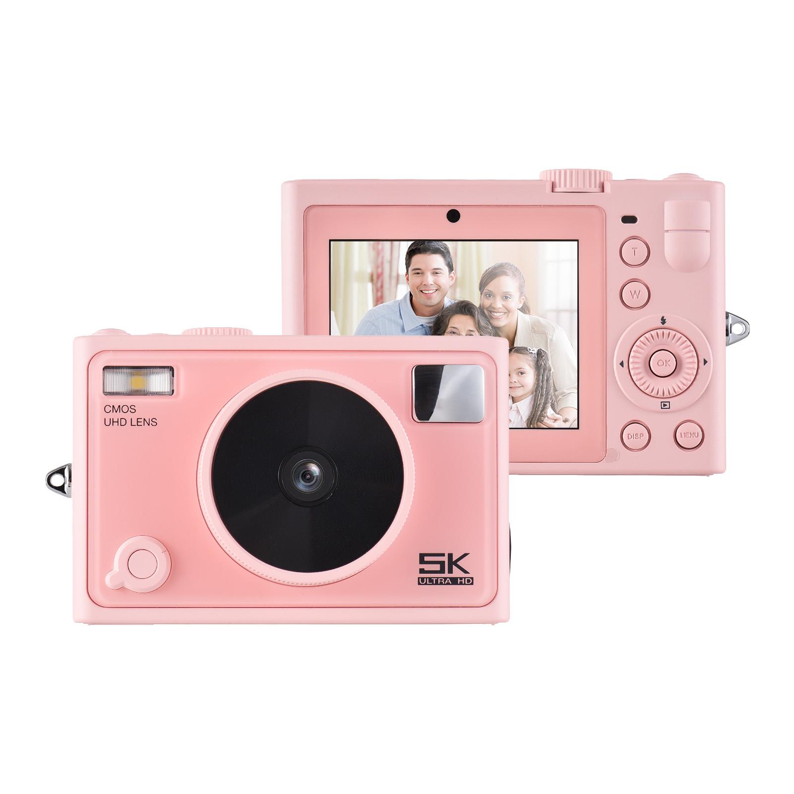5K Digital Camera WiFi Digital Video Camera 72MP Dual Lens 2.8 Inch IPS Screen Auto Focus 18X Digita pink White
5K Digital Camera WiFi Digital Video Camera 72MP Dual Lens 2.8 Inch IPS Screen Auto Focus 18X Digita pink White