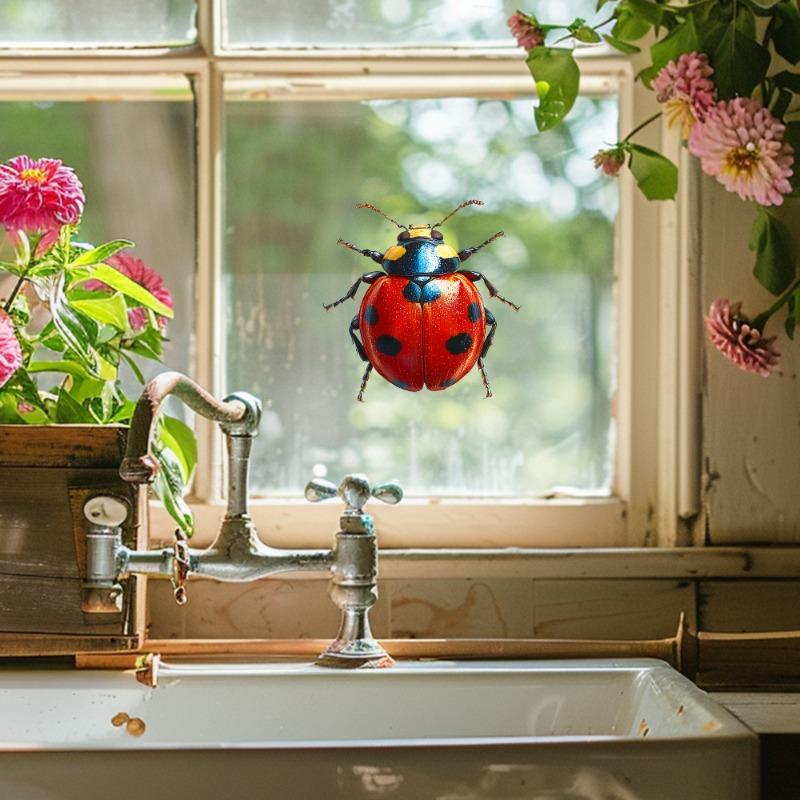 Fun-JD079 Painted and Simulated Seven-star Ladybug Glass Window Beautification and Decoration Electrostatic Uv Window Sticker Without Adhesive
Fun-JD079 Painted and Simulated Seven-star Ladybug Glass Window Beautification and Decoration Electrostatic Uv Window Sticker Without Adhesive