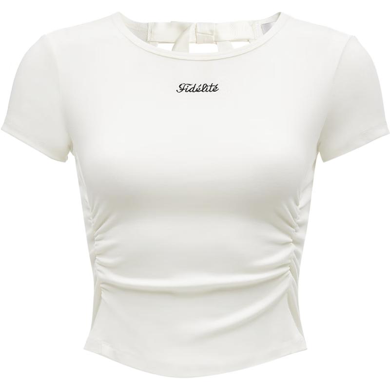 ONLY Women s Bow-Detail Slim Fit Short Sleeve T-shirt S
ONLY Women s Bow-Detail Slim Fit Short Sleeve T-shirt S