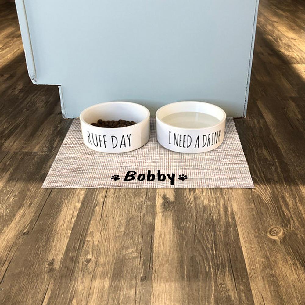 Personalized Waterproof Pet Placemat For Dog Cat Custom Name Pet Food Water Bowl Pad Drinking Feeding Placemat Easy Washing M чёрный
Personalized Waterproof Pet Placemat For Dog Cat Custom Name Pet Food Water Bowl Pad Drinking Feeding Placemat Easy Washing M чёрный