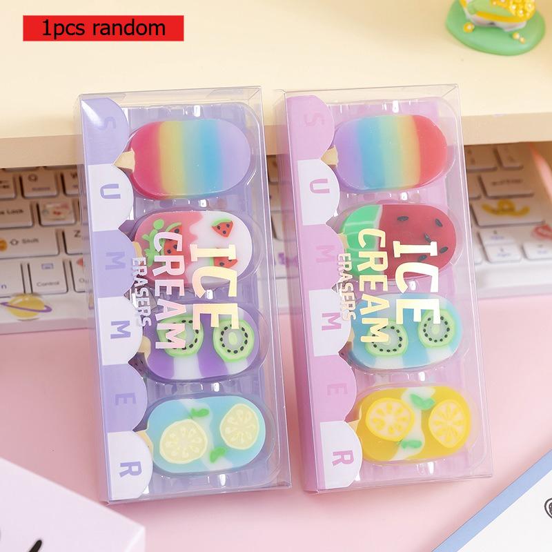 Kawaii Stationery Sweet Summer Office School Supplies Ice Cream Colorful Eraser Set Student Childrens Day Christmas Gift Lovely
Kawaii Stationery Sweet Summer Office School Supplies Ice Cream Colorful Eraser Set Student Childrens Day Christmas Gift Lovely