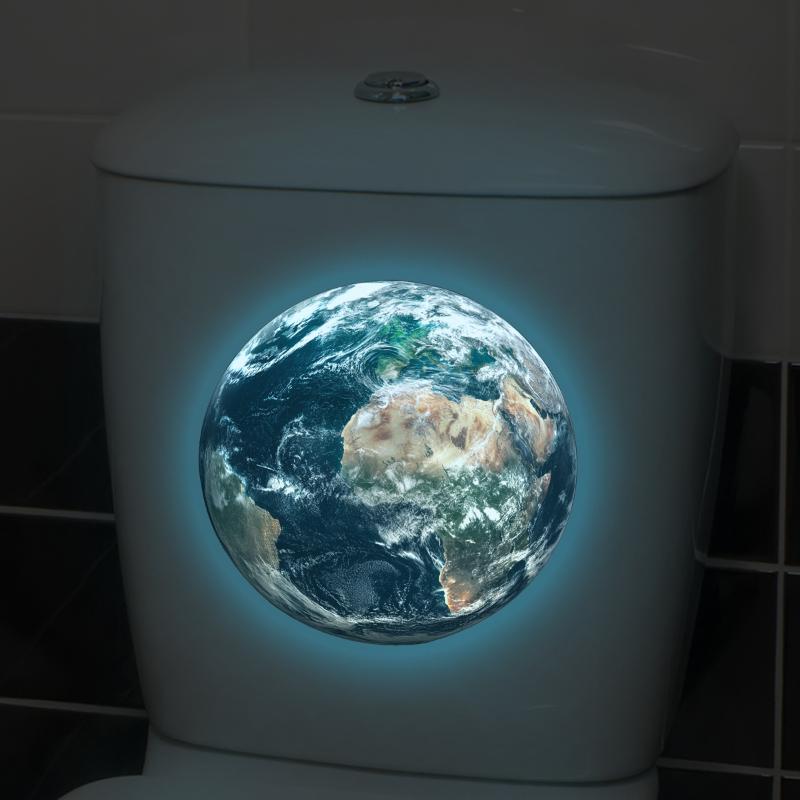 Funny Glow-In-The-Dark Earth Toilet Sticker Waterproof Bathroom Decor Removable Waterproof Bathroom Wall Vinyl Decal 1pc
Funny Glow-In-The-Dark Earth Toilet Sticker Waterproof Bathroom Decor Removable Waterproof Bathroom Wall Vinyl Decal 1pc