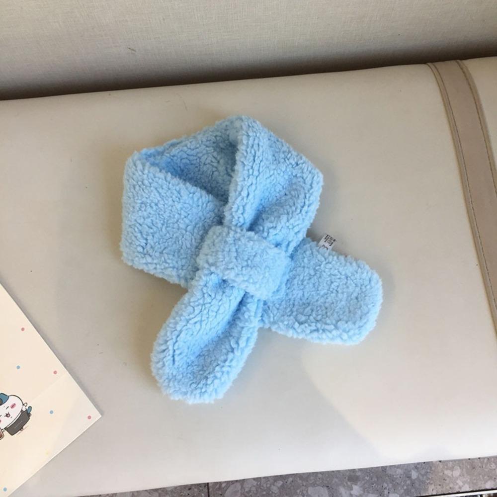 Теплый детский зимний шарф Плюшевый шарф из овечьей шерсти Модный детский платок Уличный небесно-голубой
Теплый детский зимний шарф Плюшевый шарф из овечьей шерсти Модный детский платок Уличный небесно-голубой
