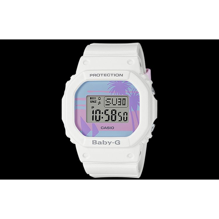 Casio Baby-G Trendy Fashion Vibrant Color Ice Cream Square LCD Display Sports Waterproof Quartz Movement Resin Strap Women watches BGD-560BC-7 White Strap
Casio Baby-G Trendy Fashion Vibrant Color Ice Cream Square LCD Display Sports Waterproof Quartz Movement Resin Strap Women watches BGD-560BC-7 White Strap
