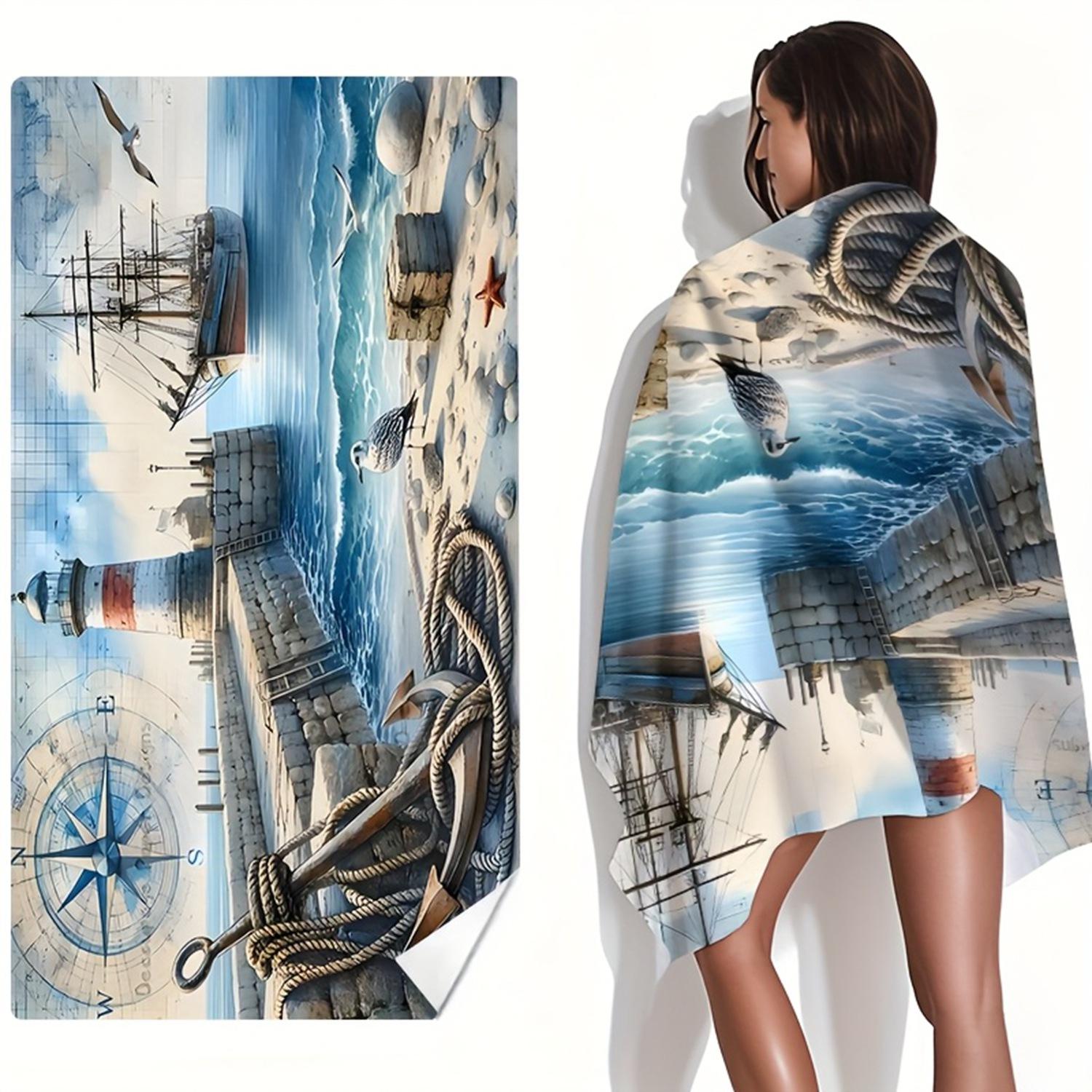 Microfiber Beach Towel Exquisite Prints Thin Quick Dry Absorbent Oversized Towel for Beach Swimming Camping Yoga Bath Sports W40*H60(CM)
Microfiber Beach Towel Exquisite Prints Thin Quick Dry Absorbent Oversized Towel for Beach Swimming Camping Yoga Bath Sports W40*H60(CM)