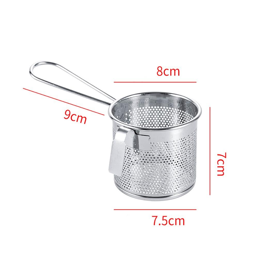 Silver Deep Frying Basket with Hook&Handle Hotpot Strainer Mesh New Hangable Colander Kitchen 1
Silver Deep Frying Basket with Hook&Handle Hotpot Strainer Mesh New Hangable Colander Kitchen 1