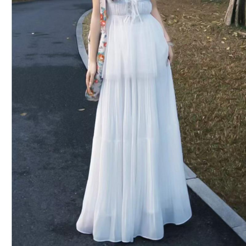 Шифоновая юбка для женщин на лето, темпераментная, универсальная, для миниатюрной фигуры, с высокой талией, тонкая плиссированная юбка, нежный стиль, юбка-торт XL
Шифоновая юбка для женщин на лето, темпераментная, универсальная, для миниатюрной фигуры, с высокой талией, тонкая плиссированная юбка, нежный стиль, юбка-торт XL