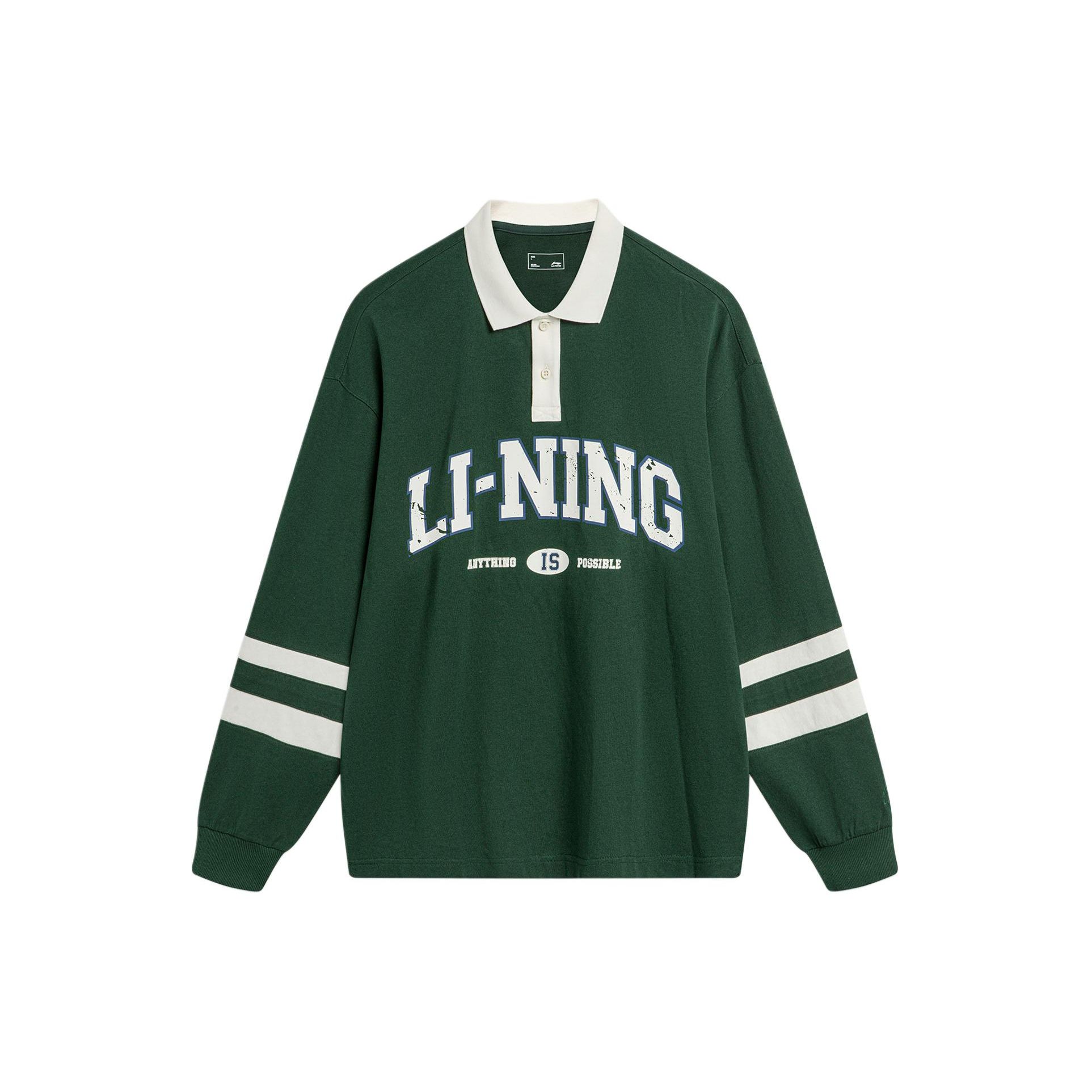 Li-Ning Weekend Youth Sports Fashion Series Letter Print Casual Polo Shirt Unisex Polo Shirts Retro-Green AWDU787-5 S
Li-Ning Weekend Youth Sports Fashion Series Letter Print Casual Polo Shirt Unisex Polo Shirts Retro-Green AWDU787-5 S