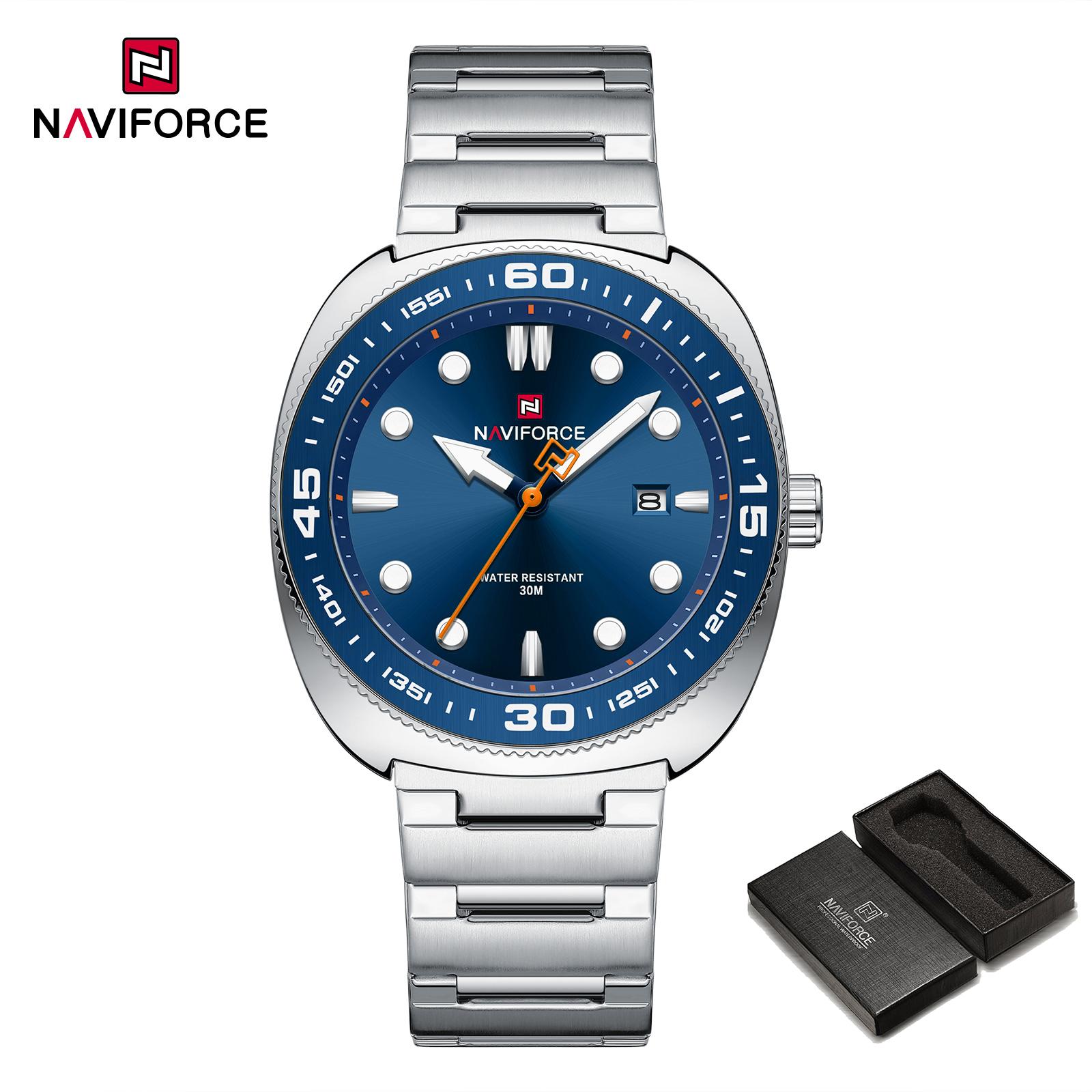 NAVIFORCE Men s Watch Quartz Calendar Luminous Pointer Stainless Steel Strap Waterproof Fashion Casual Watch NF9250
NAVIFORCE Men s Watch Quartz Calendar Luminous Pointer Stainless Steel Strap Waterproof Fashion Casual Watch NF9250
