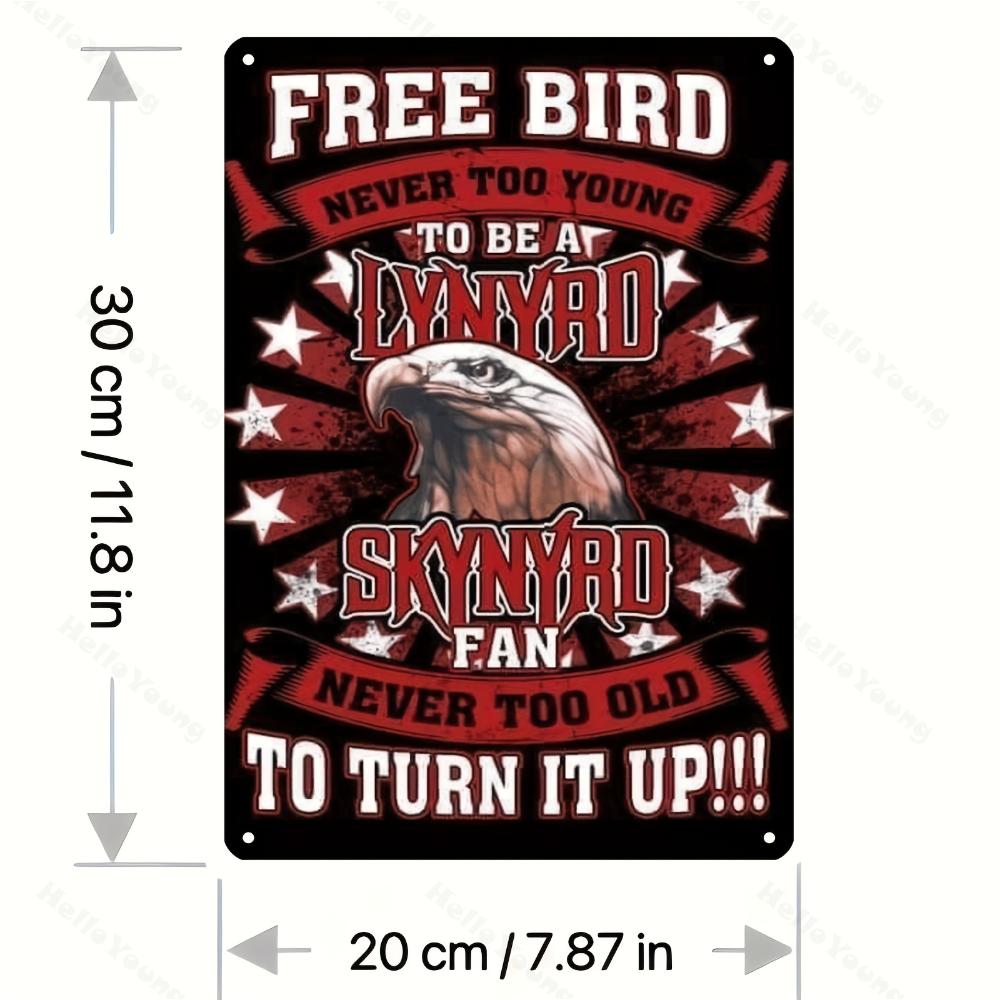 Free Bird Винтажное металлическое настенное искусство Классическая рок-группа Железный декор Идеально подходит для домашнего бара кафе офиса внутреннего наружного показа 20x30cm белый
Free Bird Винтажное металлическое настенное искусство Классическая рок-группа Железный декор Идеально подходит для домашнего бара кафе офиса внутреннего наружного показа 20x30cm белый
