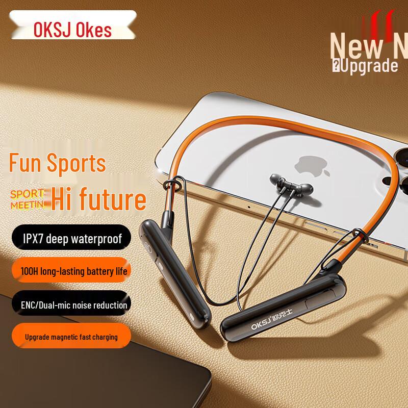 OKSJ MT60 Open-Ear Bone Conduction Bluetooth Headphones
OKSJ MT60 Open-Ear Bone Conduction Bluetooth Headphones