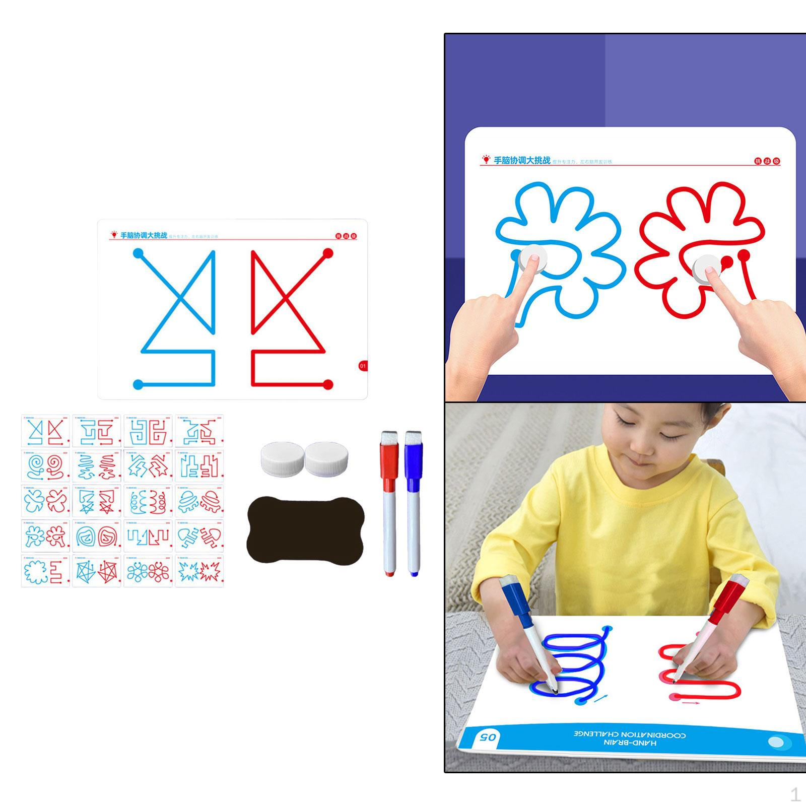 Left Right Brain Development Toy Early Learning Educational Portable Fine Motor Skills Hand Eye challenge
Left Right Brain Development Toy Early Learning Educational Portable Fine Motor Skills Hand Eye challenge