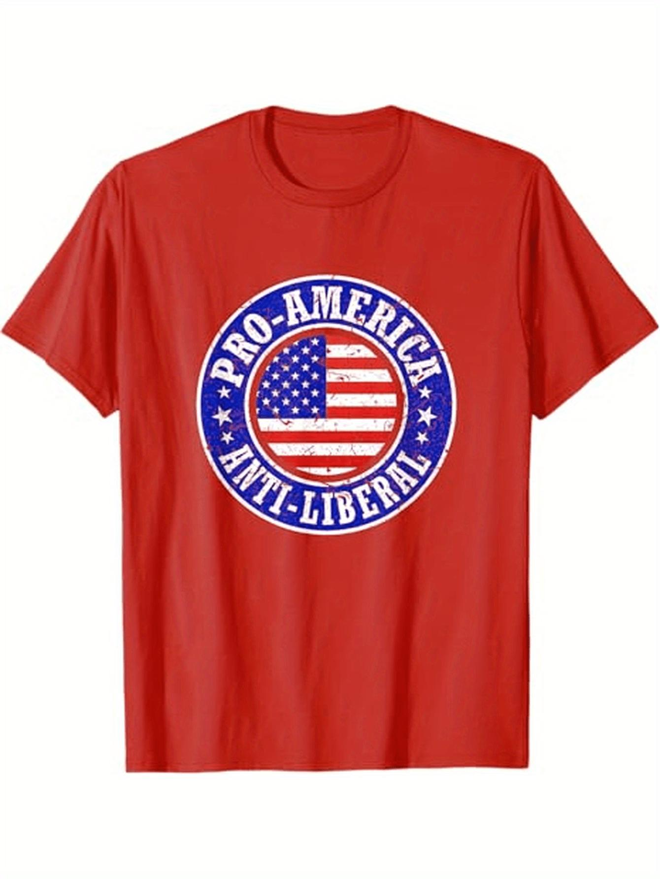 Pro America Anti Liberal Republican Conservative TShirt 100 Cotton ONeck Short Sleeve Summer Casual Mens Tshirt Streetwear S
Pro America Anti Liberal Republican Conservative TShirt 100 Cotton ONeck Short Sleeve Summer Casual Mens Tshirt Streetwear S