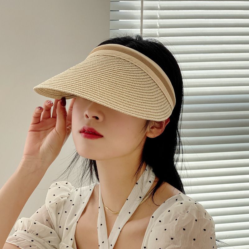 New Arrival Sun Hat Female Sun Protection Visor Cap Summer K-style Beach UV Sun Protection Hat Cycling Headband Sun Hat Beige
New Arrival Sun Hat Female Sun Protection Visor Cap Summer K-style Beach UV Sun Protection Hat Cycling Headband Sun Hat Beige
