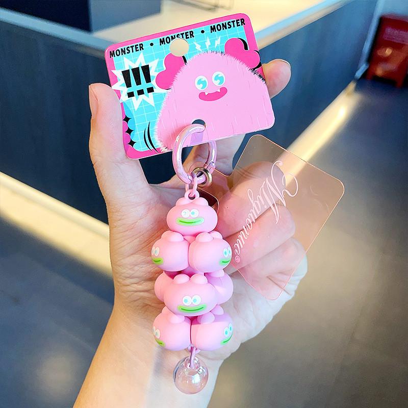 Семья Очаровательные Монстры Серия Брелок Креативный Синий Мультяшный Украшение для Сумки Стиль розовый