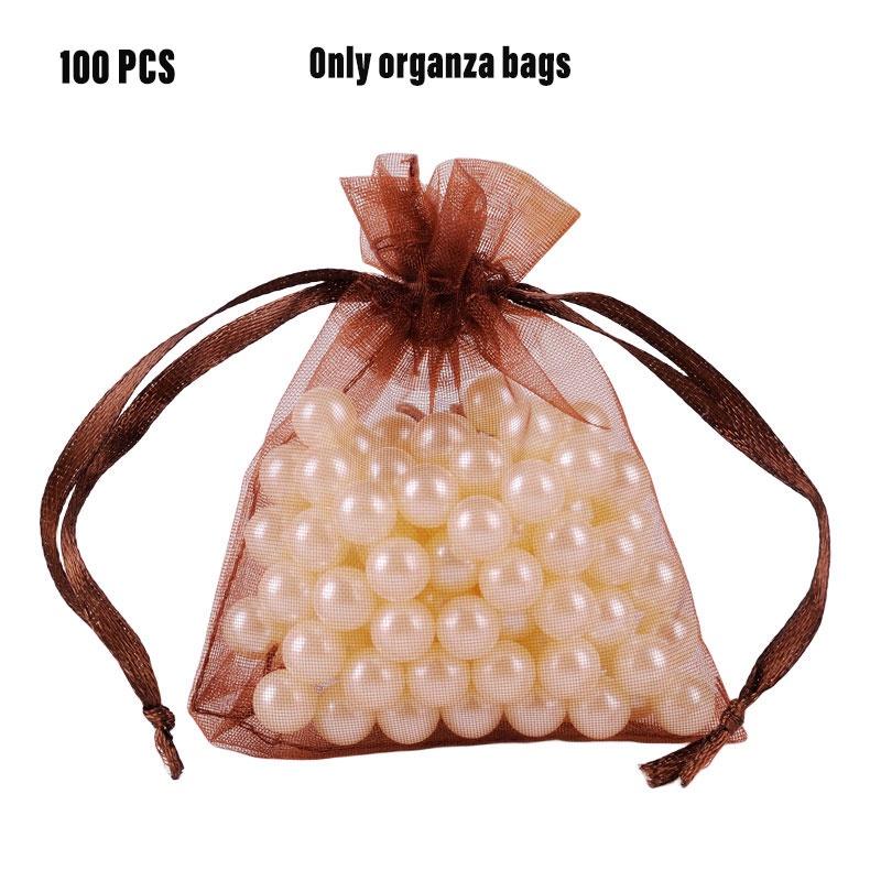 100pcs Organza Bag Candy Packaging Jewelry Gift Wedding Pouch Reusable Durable 9*7cm/3.54*2.76in
100pcs Organza Bag Candy Packaging Jewelry Gift Wedding Pouch Reusable Durable 9*7cm/3.54*2.76in
