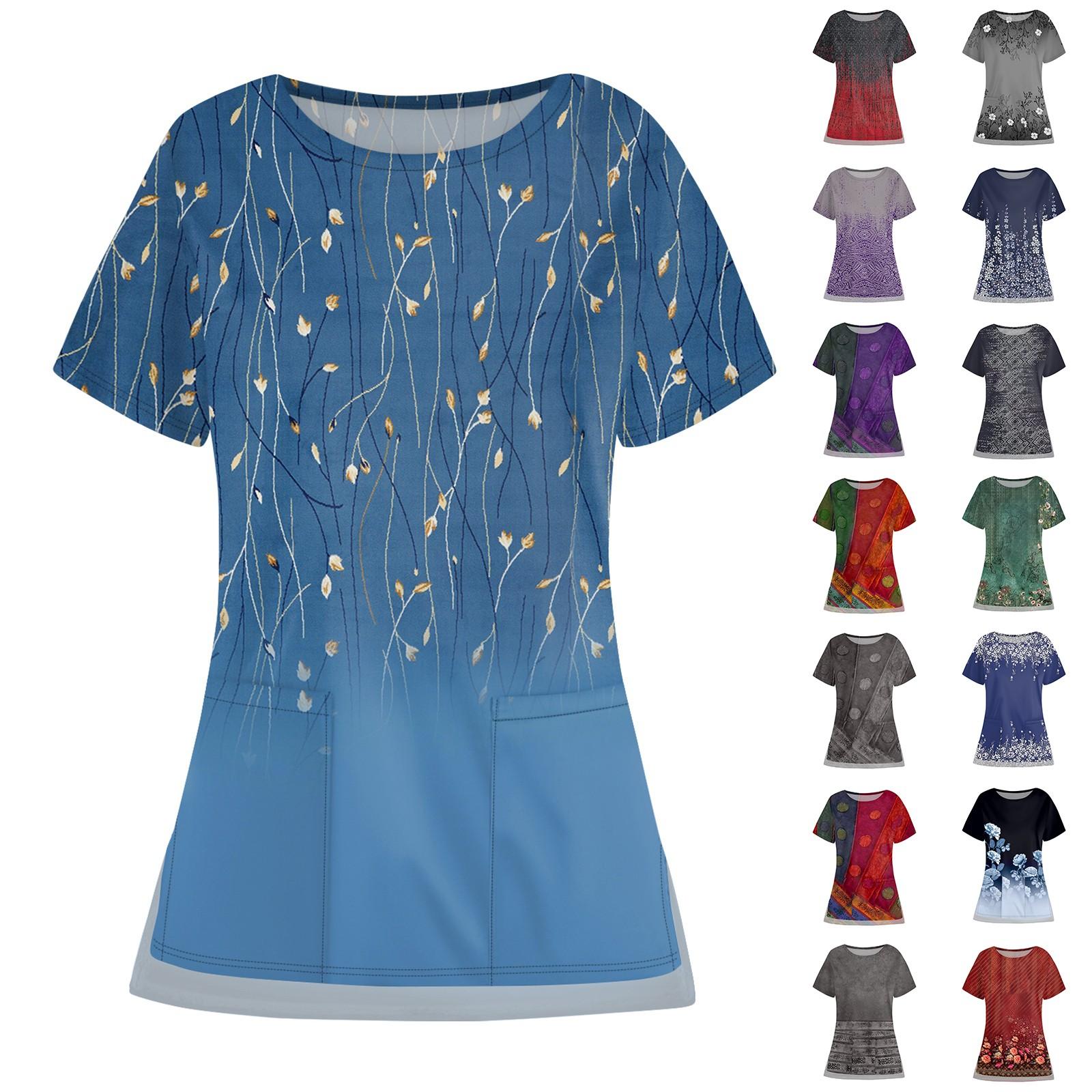 Women s Tops Short Sleeve Printed Pocket Round Neck Loose Casual Breathable Fabric T-Shirt L армия зеленый
Women s Tops Short Sleeve Printed Pocket Round Neck Loose Casual Breathable Fabric T-Shirt L армия зеленый