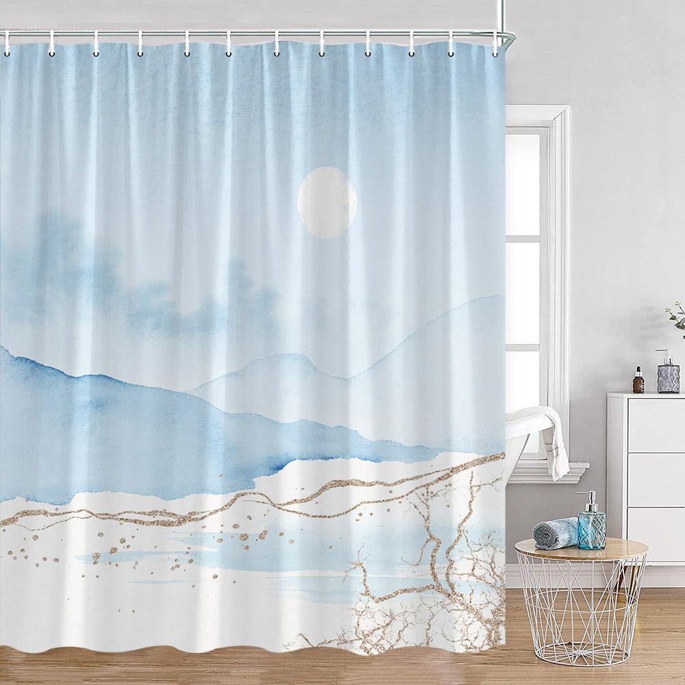 Abstract Nordic Shower Curtains Gradient Color Golden Line Minimalist Bathroom Decorations Modern Polyester Fabric Bath Curtain W60H190(CM)-1 Pcs
Abstract Nordic Shower Curtains Gradient Color Golden Line Minimalist Bathroom Decorations Modern Polyester Fabric Bath Curtain W60H190(CM)-1 Pcs