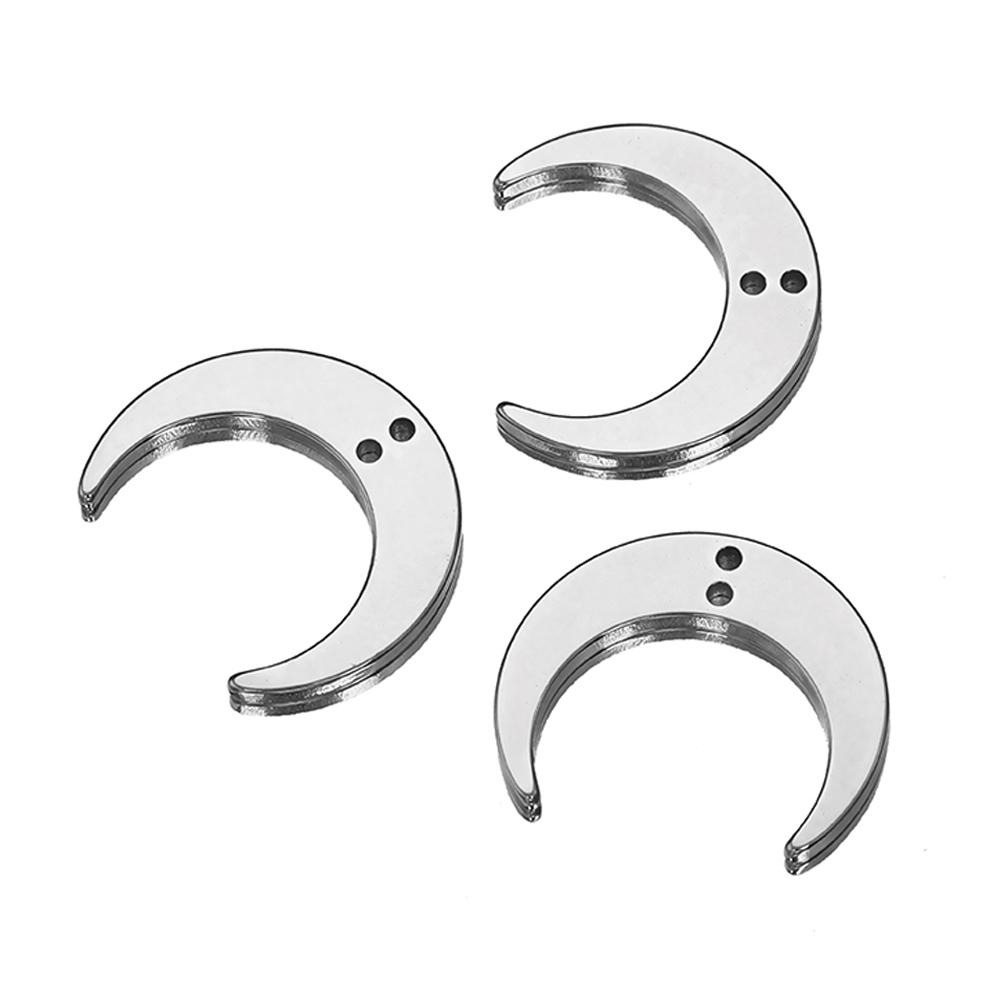 No Fade 10pcs 5pcs Stainless Steel Porous Holes Pendants Gold Color Moon Charms Connectors for Necklace Chain Jewelry Making DIY 5pcs
No Fade 10pcs 5pcs Stainless Steel Porous Holes Pendants Gold Color Moon Charms Connectors for Necklace Chain Jewelry Making DIY 5pcs