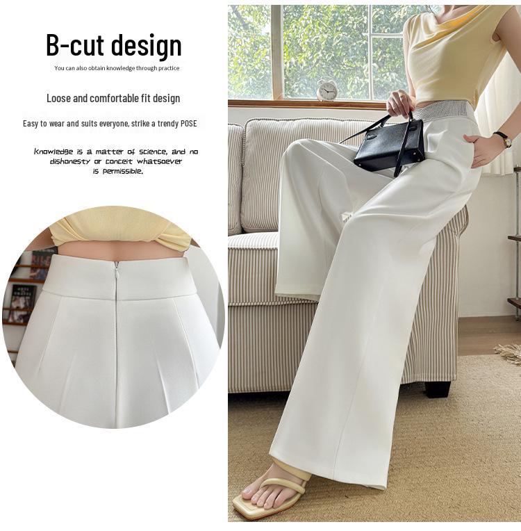 Design-Sense Hot Drill Women s High-Waist Wide-Leg Pants - 2026 Spring/Summer Drape Loose Straight-Leg Floor-Length Medium белый
Design-Sense Hot Drill Women s High-Waist Wide-Leg Pants - 2026 Spring/Summer Drape Loose Straight-Leg Floor-Length Medium белый