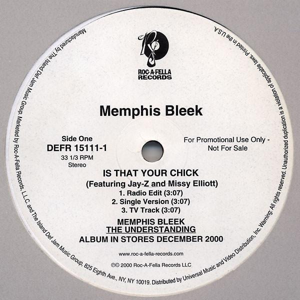 12-дюймовая пластинка MEMPHIS BLEEK - Is That Your Chick DEFR151111 ROC-A-FELLA 2000 US Рэп и хип-хоп/R&B Б/У
12-дюймовая пластинка MEMPHIS BLEEK - Is That Your Chick DEFR151111 ROC-A-FELLA 2000 US Рэп и хип-хоп/R&B Б/У