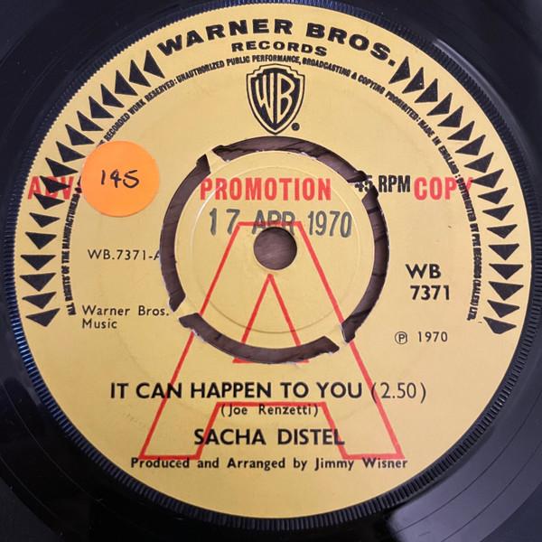 7inch Record SACHA DISTEL - It Can Happen To You WB7371PROMO Warner Bros. Re 1970 UK Pop Used
7inch Record SACHA DISTEL - It Can Happen To You WB7371PROMO Warner Bros. Re 1970 UK Pop Used
