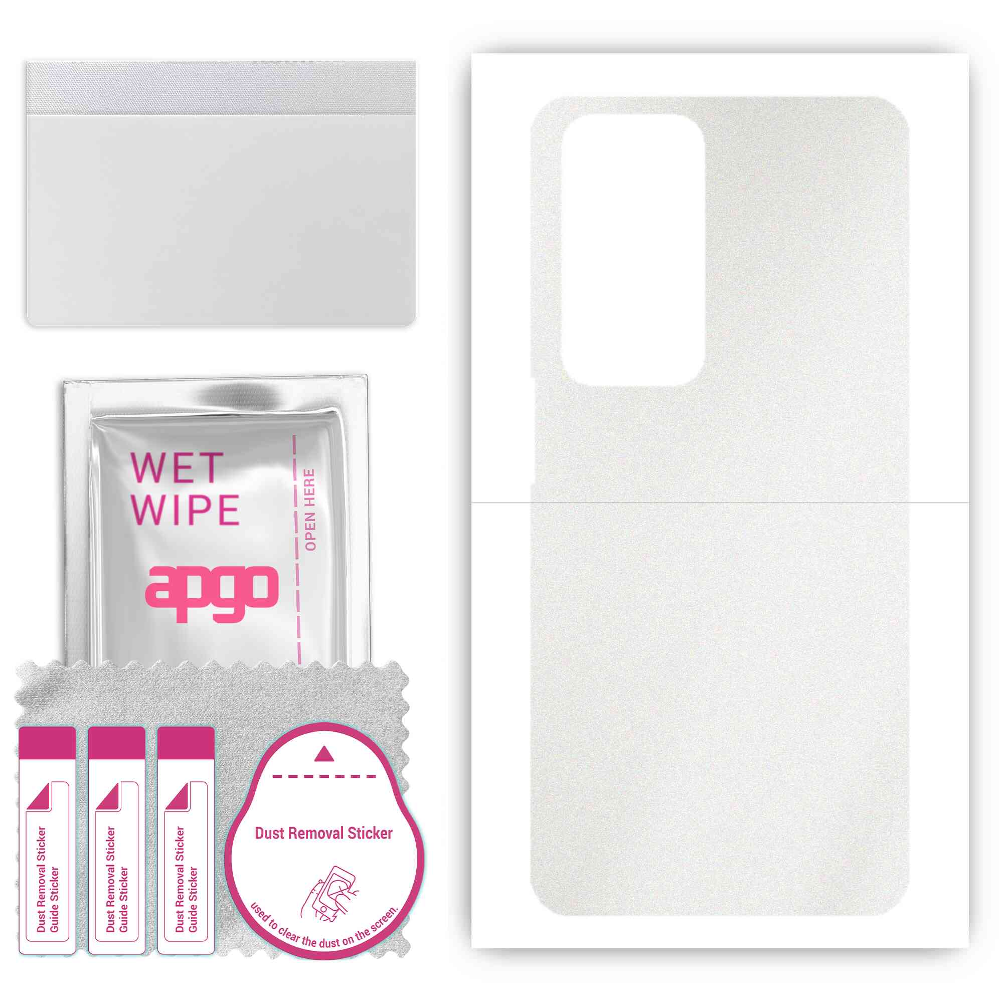 apgo Protective Skin Sticker for the back compatible with Xiaomi Redmi 10 2022, Wrap Film, Foil, Vinyl - Pattern Matte Transparent
apgo Protective Skin Sticker for the back compatible with Xiaomi Redmi 10 2022, Wrap Film, Foil, Vinyl - Pattern Matte Transparent
