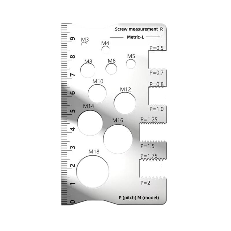 Высокоточный резьбомер с прочной стальной конструкцией, прецизионный измерительный инструмент для станка 1
Высокоточный резьбомер с прочной стальной конструкцией, прецизионный измерительный инструмент для станка 1